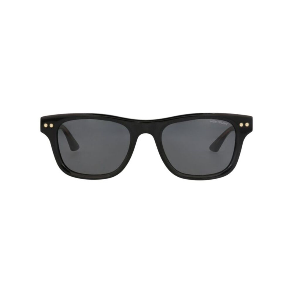Montblanc Square-Frame Recycled Acetate Sunglasses Black Mens